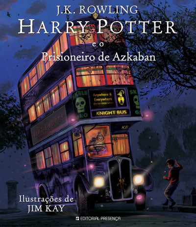 Capa de Harry Potter e o Prisioneiro de Azkaban — Ilustrada (Jim Kay) (Portugal)