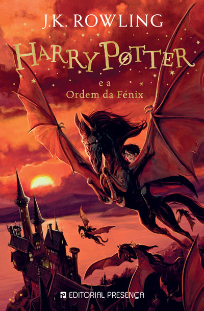 Capa de Harry Potter e a Ordem da Fénix — Edição Antiga (Portugal)