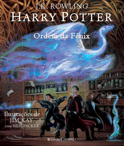 Capa de Harry Potter e a Ordem da Fénix — Ilustrada (Jim Kay) (Portugal)