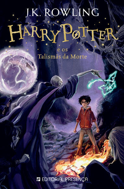 Capa de Harry Potter e os Talismãs da Morte — Edição Antiga (Portugal)