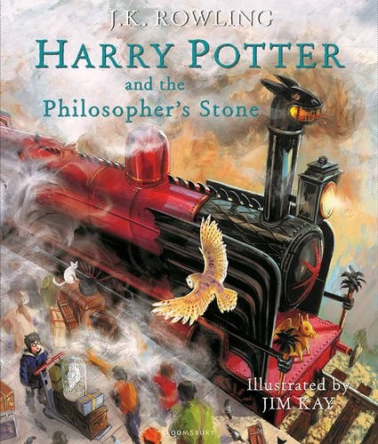 Cover of Harry Potter and the Philosopher's Stone — Illustrated Hardcover — Alternate Scan (United Kingdom)
