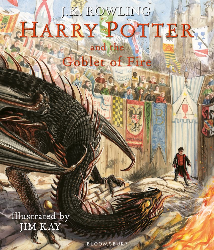 Cover of Harry Potter and the Goblet of Fire — Illustrated Hardcover (United Kingdom)