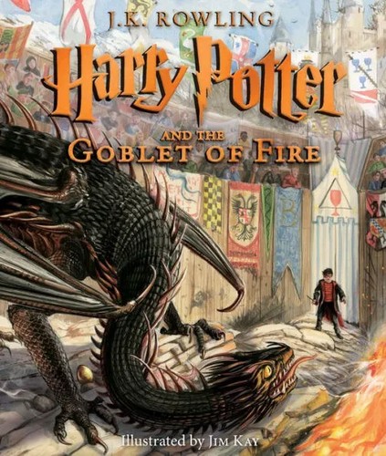 Cover of Harry Potter and the Goblet of Fire — Illustrated Hardcover — Alternate Scan (United Kingdom)