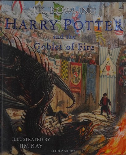 Cover of Harry Potter and the Goblet of Fire — Illustrated Paperback — Alternate Scan (United Kingdom)