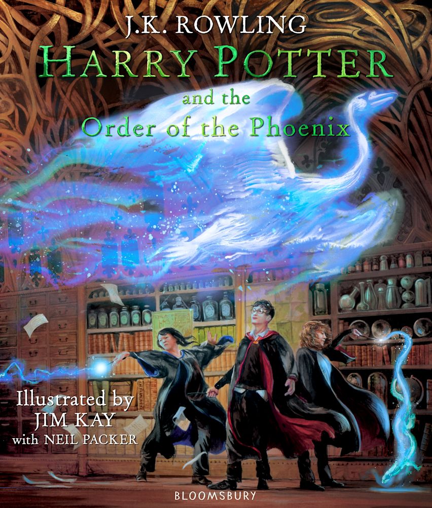 Cover of Harry Potter and the Order of the Phoenix — Illustrated Hardcover (United Kingdom)