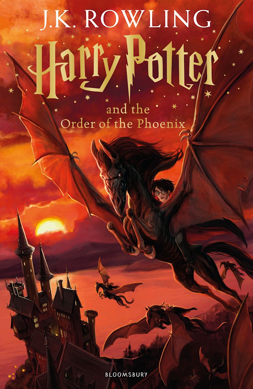 Cover of Harry Potter and the Order of the Phoenix — Jonny Duddle (2014) (United Kingdom)