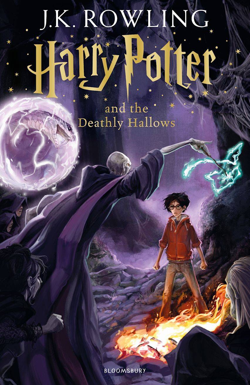 Cover of Harry Potter and the Deathly Hallows — Jonny Duddle (2014) (United Kingdom)