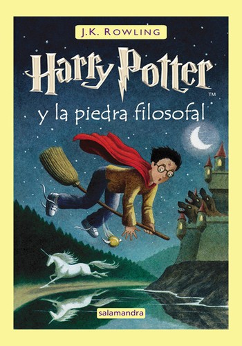 Cover of Harry Potter and the Philosopher's Stone — Salamandra (Original) (Spain)