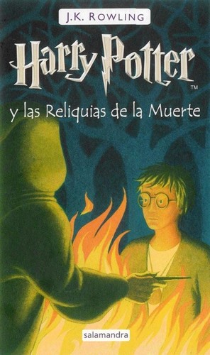 Cover of Harry Potter and the Deathly Hallows — Salamandra (Original) (Spain)