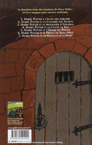 Capa de Harry Potter e a Câmara dos Segredos — Chambre (Alt) (França)