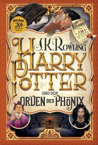 Cover of Harry Potter and the Order of the Phoenix — Carlsen (New) (Germany)