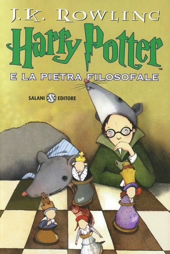 Capa de Harry Potter e a Pedra Filosofal — Salani (Original) (Itália)