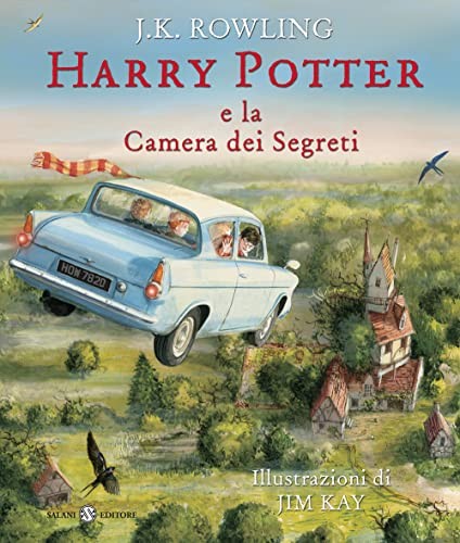 Capa de Harry Potter e a Câmara dos Segredos — Salani (Ilustrada) (Itália)