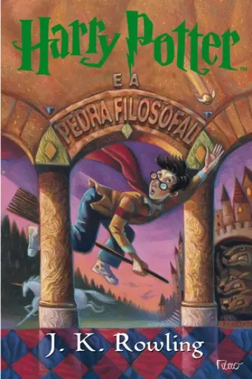 Capa de Harry Potter e a Pedra Filosofal — Rocco (Alt) (Brasil)