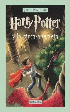 Cover of Harry Potter and the Chamber of Secrets — Salamandra — Dolores Avendaño (classic) (Spain)