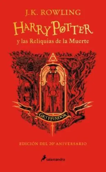 Cover of Harry Potter and the Deathly Hallows — Gryffindor (20th Anniversary) (Spain)
