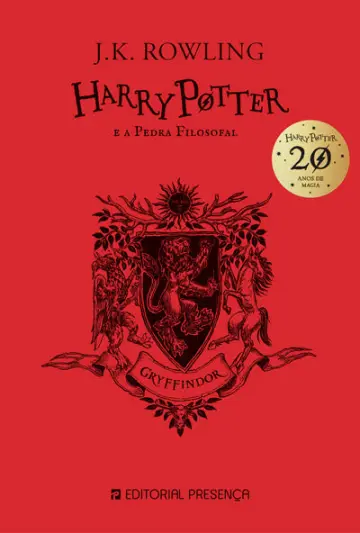 Capa de Harry Potter e a Pedra Filosofal — Comemorativa — Casa 1 (Portugal)