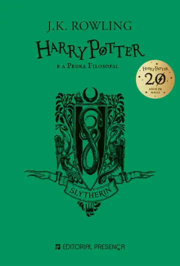 Capa de Harry Potter e a Pedra Filosofal — Comemorativa — Casa 2 (Portugal)