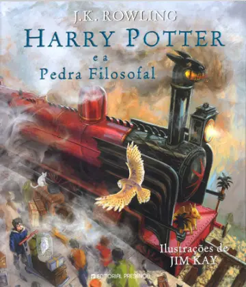 Capa de Harry Potter e a Pedra Filosofal — Ilustrada (Jim Kay) (Portugal)