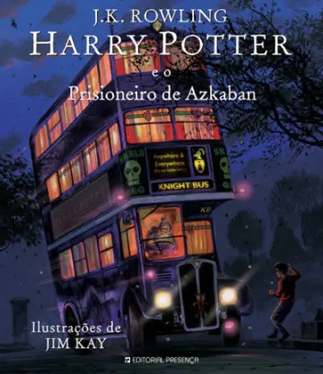 Capa de Harry Potter e o Prisioneiro de Azkaban — Ilustrada (Jim Kay) (Portugal)