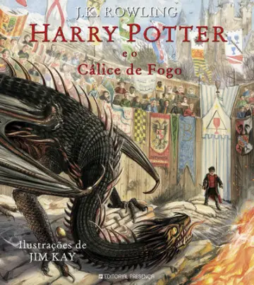 Capa de Harry Potter e o Cálice de Fogo — Ilustrada (Jim Kay) (Portugal)