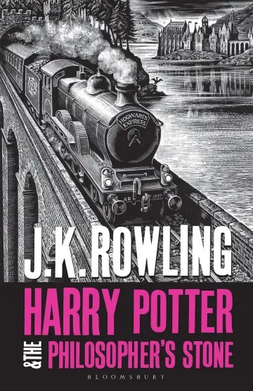 Capa de Harry Potter e a Pedra Filosofal — Edição Adulto (2015) (Reino Unido)