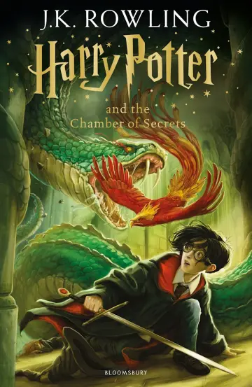 Capa de Harry Potter e a Câmara dos Segredos — Jonny Duddle (2014) (Reino Unido)