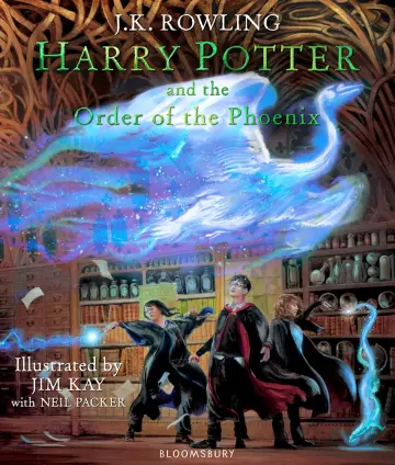Capa de Harry Potter e a Ordem da Fénix — Ilustrada Capa Dura (Reino Unido)