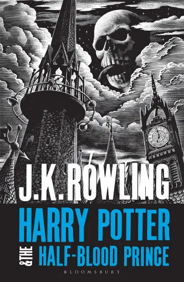 Capa de Harry Potter e o Príncipe Misterioso — Edição Adulto (2015) (Reino Unido)